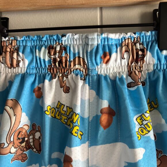 Lacrosse Unlimited FLYING SQUIRRELS Youth Size LG Drawstring Waist Shorts #F - Picture 6 of 10